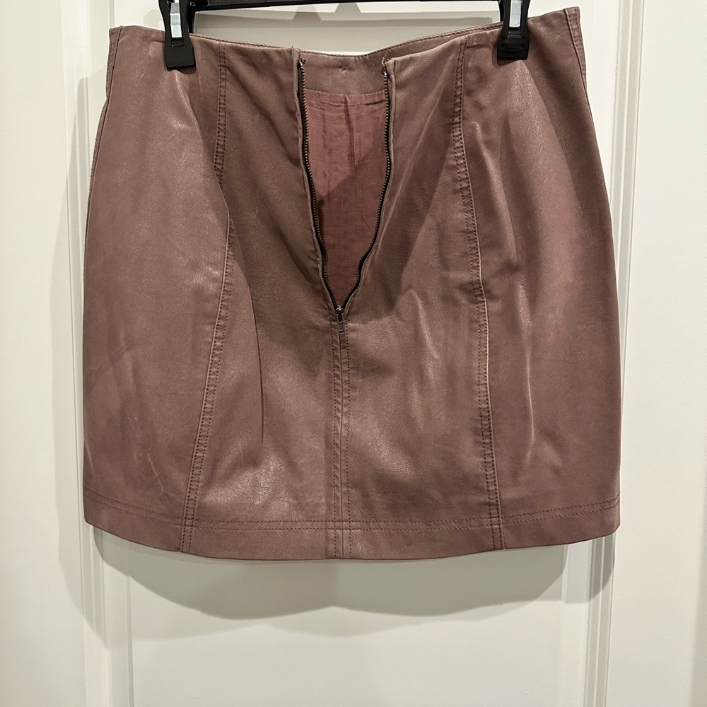 Mauve Free People Mini Skirt - Picture 3 of 5
